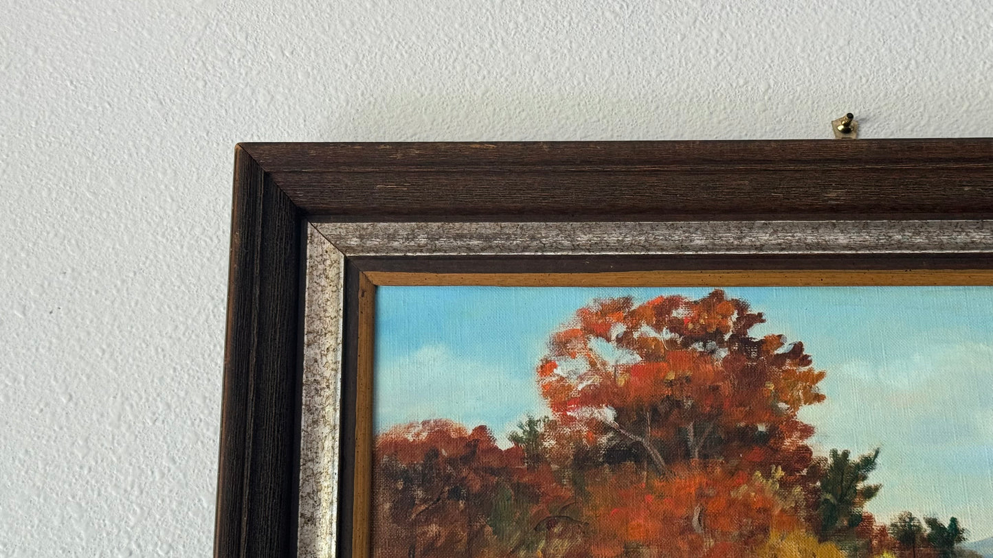 ‘’Glorious Autumn” Landscape Oil Painting