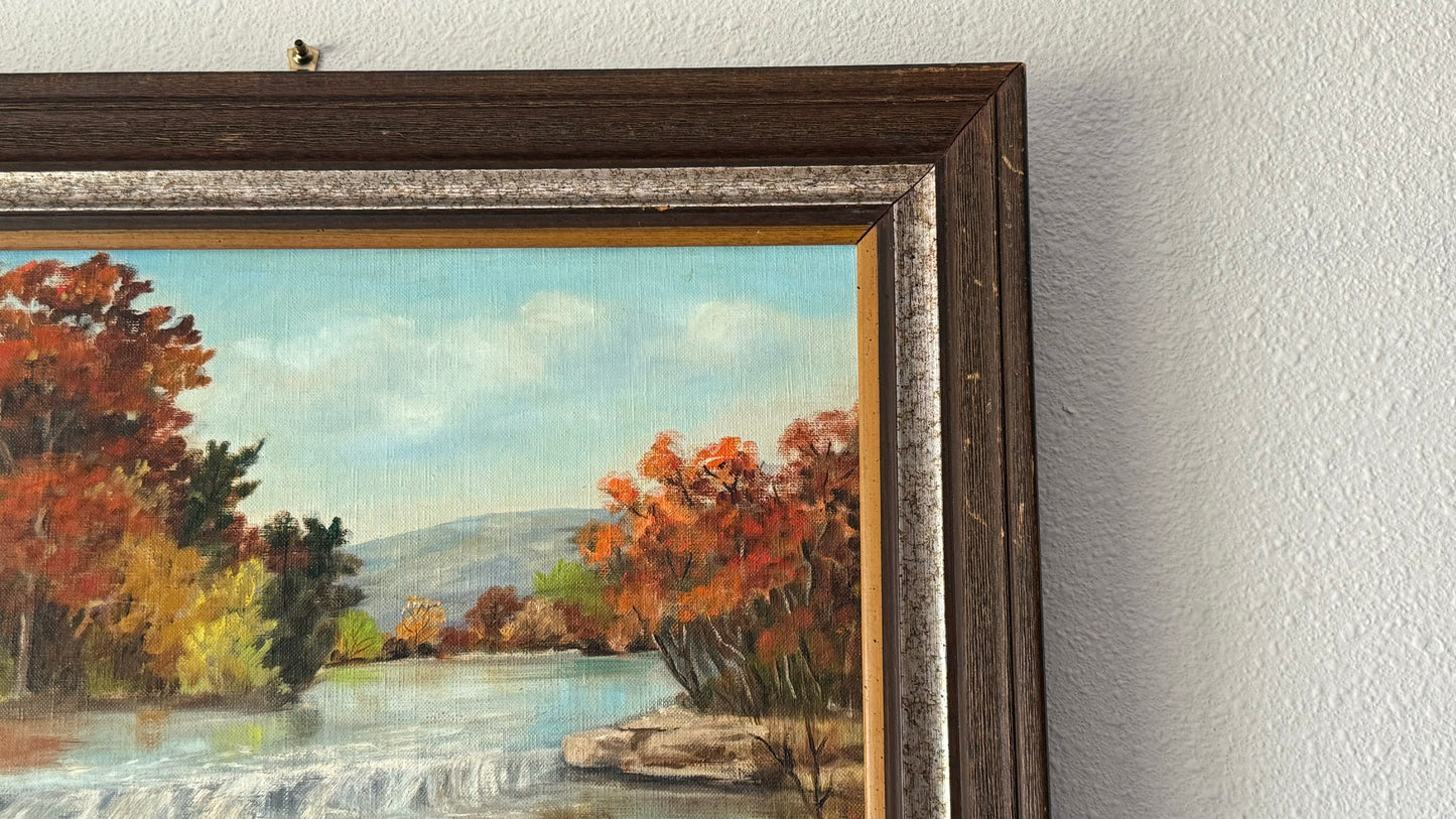 ‘’Glorious Autumn” Landscape Oil Painting