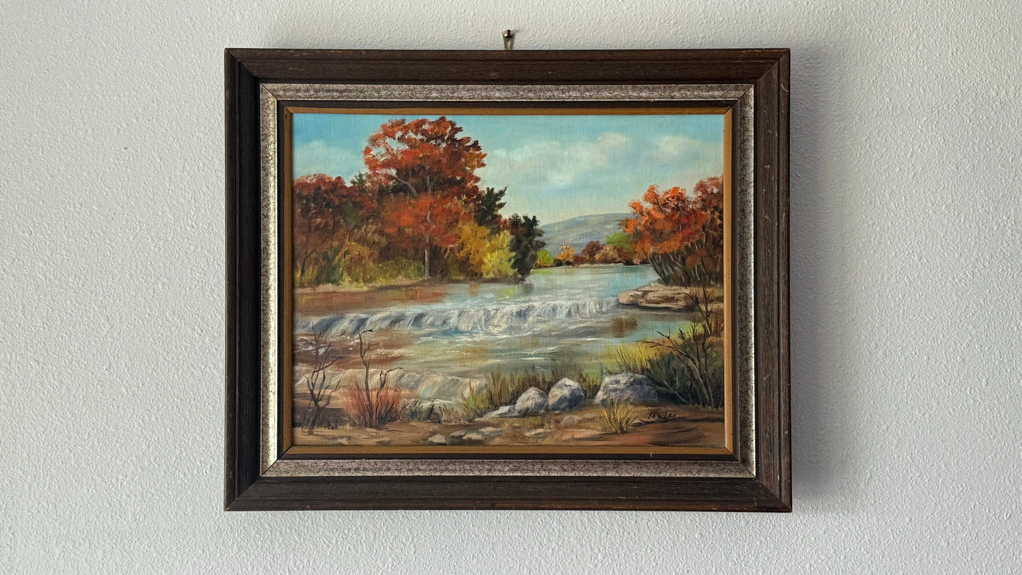 ‘’Glorious Autumn” Landscape Oil Painting