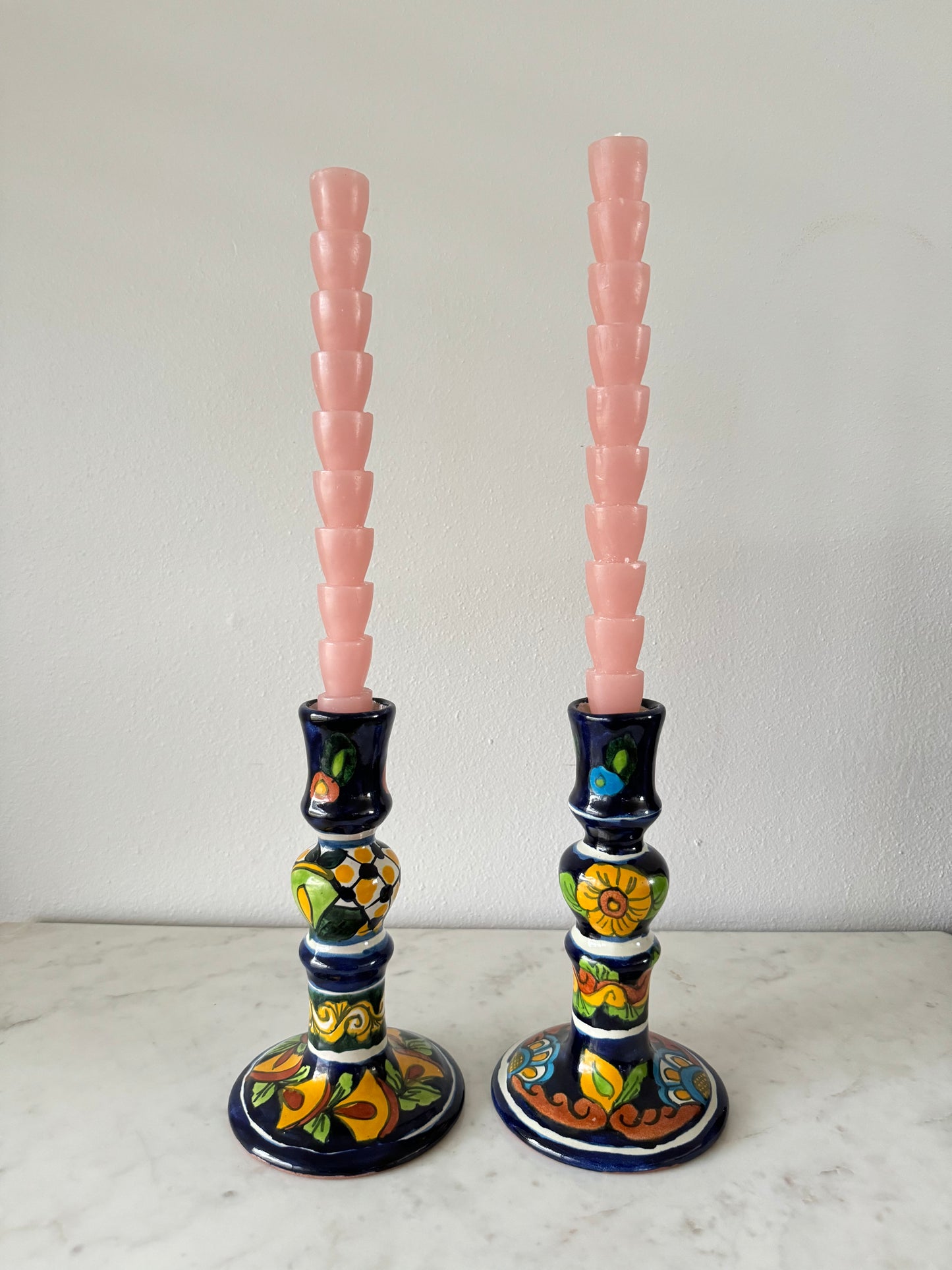 Talavera candle holders