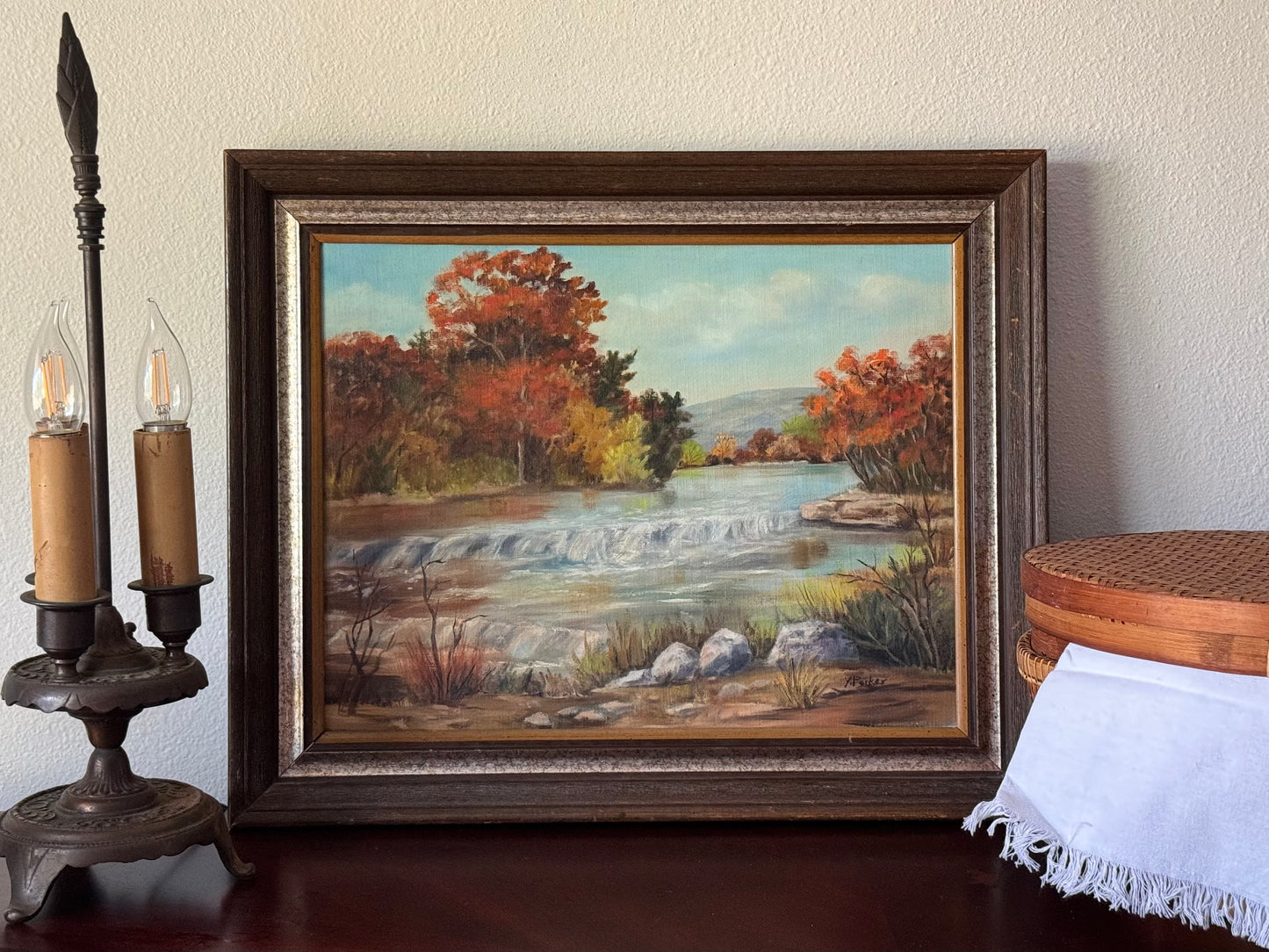 ‘’Glorious Autumn” Landscape Oil Painting