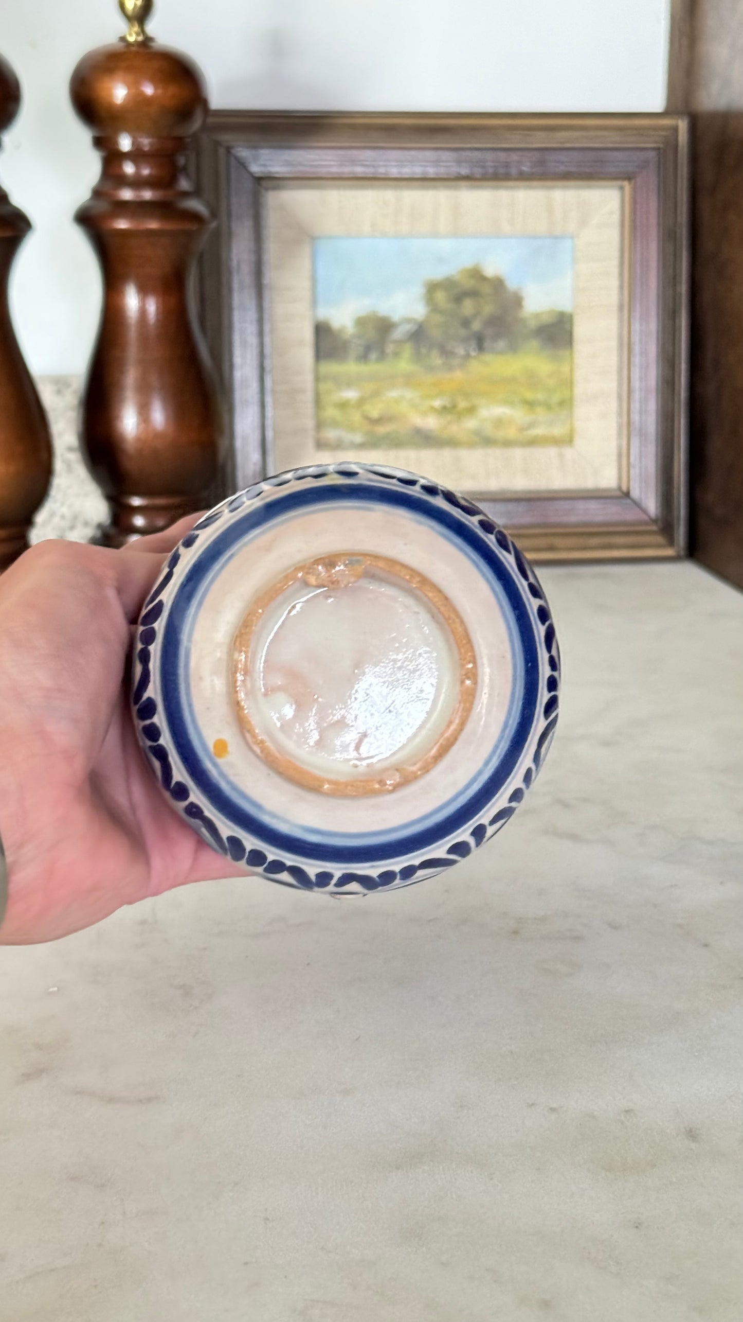 Talavera Cream and Sugar Pottery