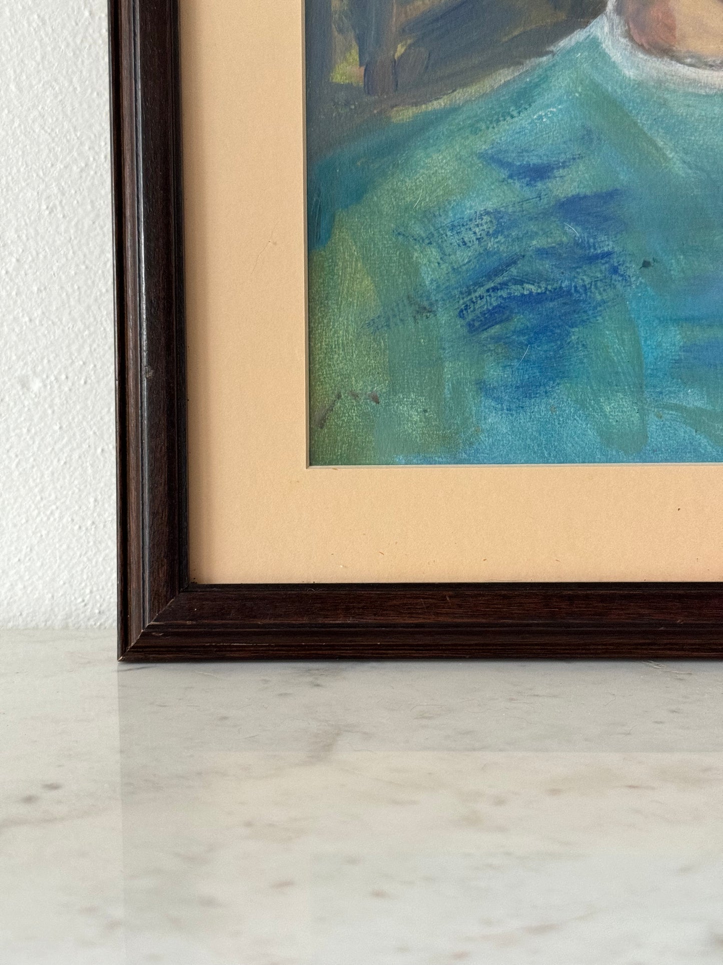 Portrait of Kathy Duddlesten Oil Painting