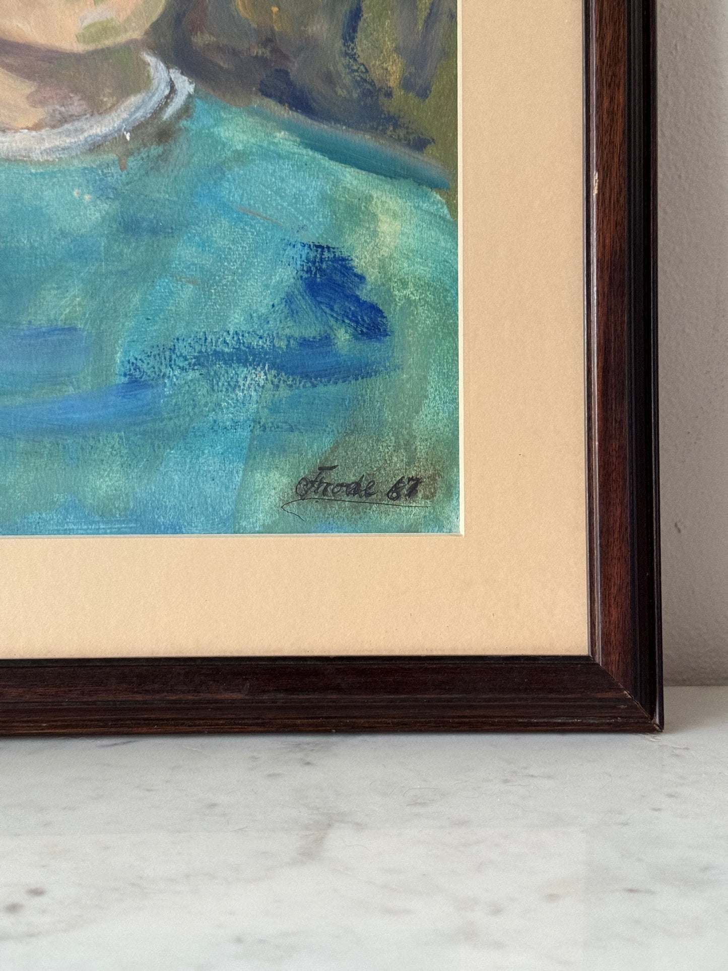 Portrait of Kathy Duddlesten Oil Painting