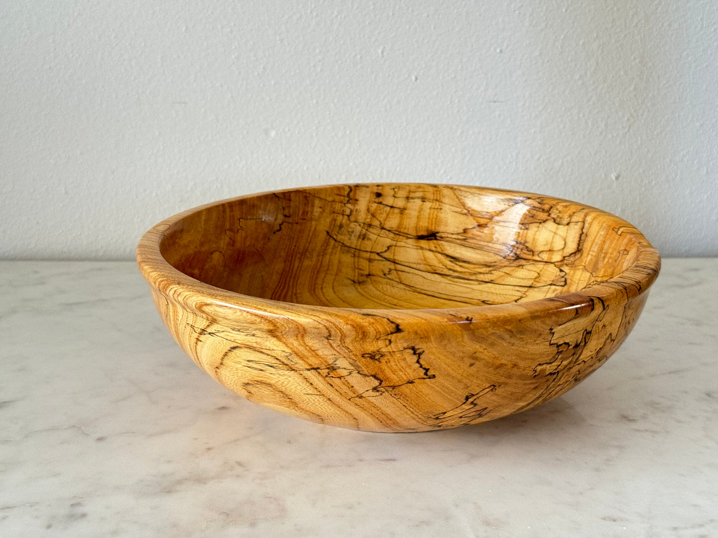 Hand-Crafted Spalted Elm Bowl